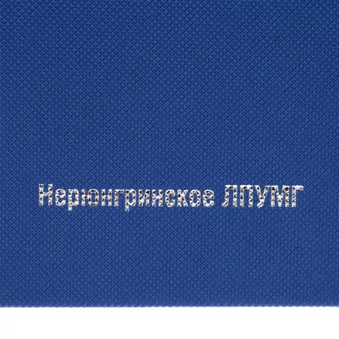 Тиснение: Ежедневник Grade — пример нанесения логотипа