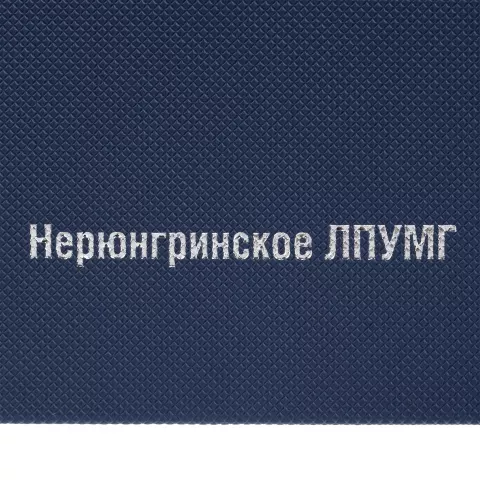 Тиснение: Ежедневник Grade — пример нанесения логотипа