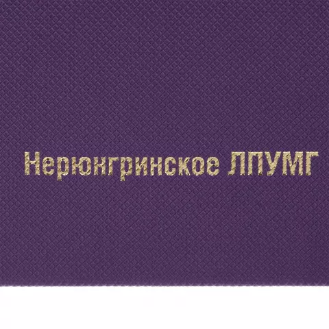Тиснение: Ежедневник Grade — пример нанесения логотипа
