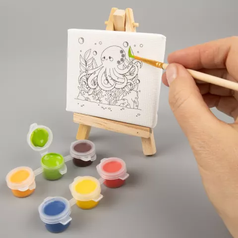 УФ-печать: Набор для рисования Create — пример нанесения логотипа