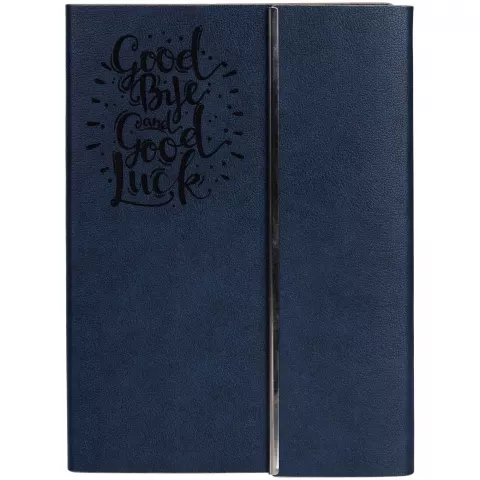 Лазерная гравировка: Ежедневник Petrus Flap — пример нанесения логотипа