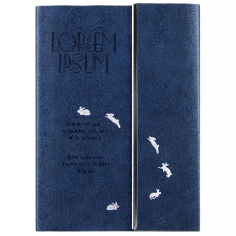 Тиснение: Ежедневник Petrus Flap — пример нанесения логотипа