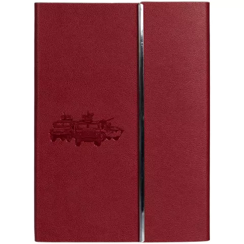 Тиснение: Ежедневник Petrus Flap — пример нанесения логотипа
