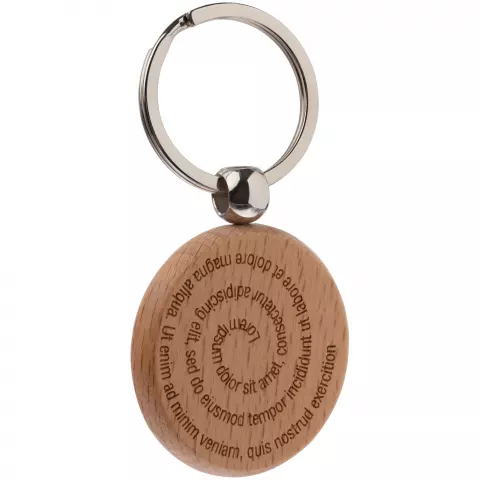 Лазерная гравировка: Брелок Circle Amulet — пример нанесения логотипа