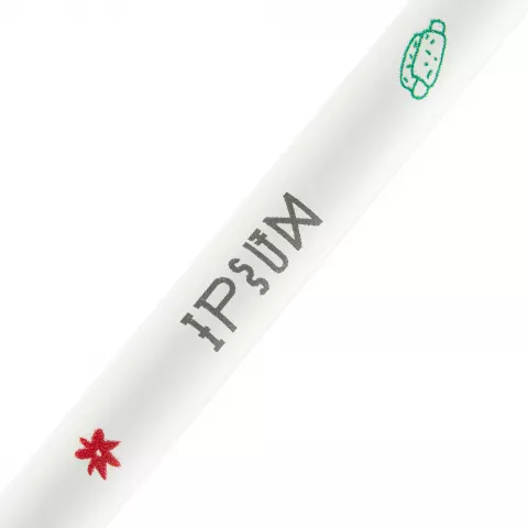 Лазерная гравировка: Ручка шариковая Slim Beam — пример нанесения логотипа