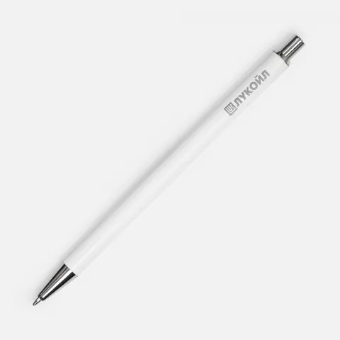 Лазерная гравировка: Ручка шариковая Slim Beam — пример нанесения логотипа