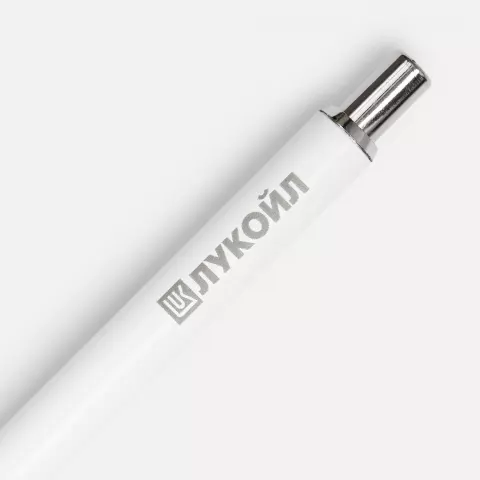 Лазерная гравировка: Ручка шариковая Slim Beam — пример нанесения логотипа
