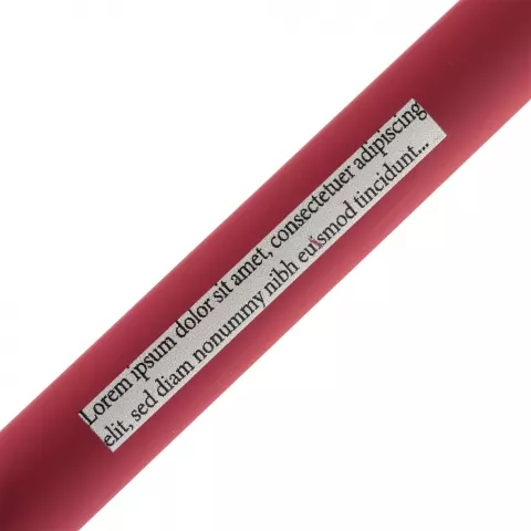 УФ-печать: Ручка шариковая Lobby Soft Touch Gold — пример нанесения логотипа