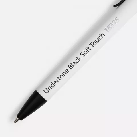 УФ-печать: Ручка шариковая Undertone Black Soft Touch — пример нанесения логотипа