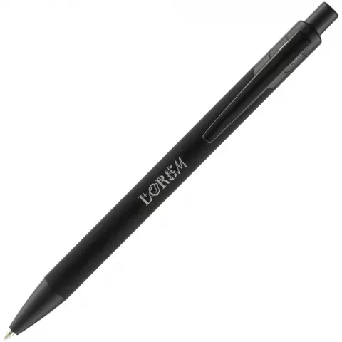 Лазерная гравировка: Ручка шариковая Undertone Black Soft Touch — пример нанесения логотипа