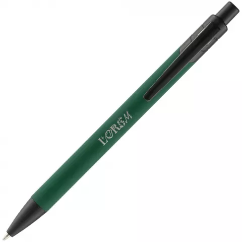 Лазерная гравировка: Ручка шариковая Undertone Black Soft Touch — пример нанесения логотипа