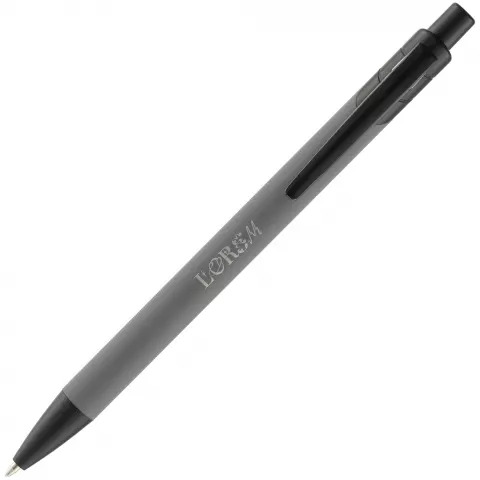 Лазерная гравировка: Ручка шариковая Undertone Black Soft Touch — пример нанесения логотипа