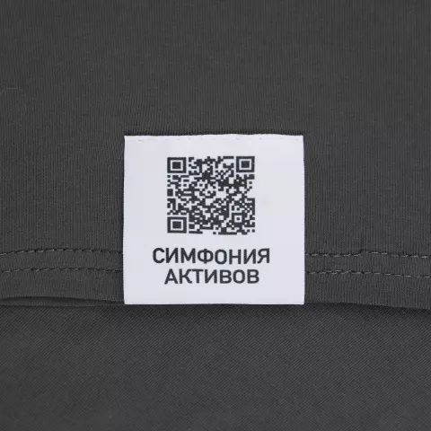 Сублимация: Футболка унисекс оверсайз Crosstown — пример нанесения логотипа