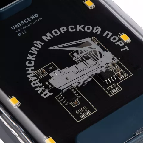 Тампопечать: Аккумулятор Trellis Flat 10000 мАч — пример нанесения логотипа