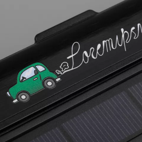 УФ-печать: Парковочная визитка Litera Solar — пример нанесения логотипа