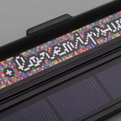 УФ-печать: Парковочная визитка Litera Solar — пример нанесения логотипа