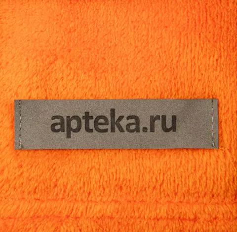 Тиснение: Лейбл Listra Nubuck — пример нанесения логотипа