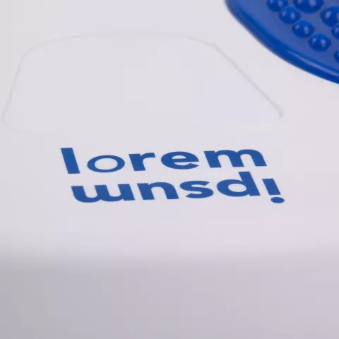 Тампопечать: Диск здоровья вращающийся SpinTeam — пример нанесения логотипа