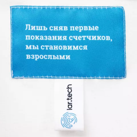 Сублимация: Футболка оверсайз унисекс Big Haul — пример нанесения логотипа