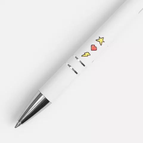 УФ-печать: Ручка шариковая Keskus Soft Touch — пример нанесения логотипа