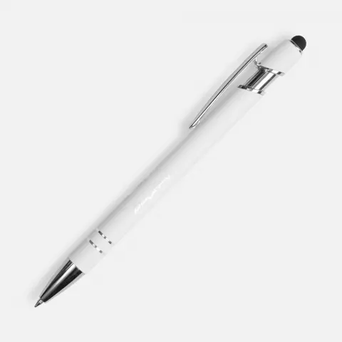 Тампопечать: Ручка шариковая Pointer Soft Touch со стилусом — пример нанесения логотипа