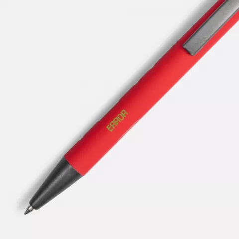 Тампопечать: Ручка шариковая Atento Soft Touch со стилусом — пример нанесения логотипа