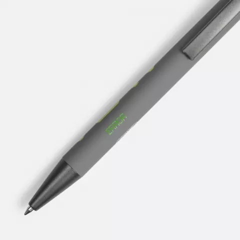 Тампопечать: Ручка шариковая Atento Soft Touch со стилусом — пример нанесения логотипа