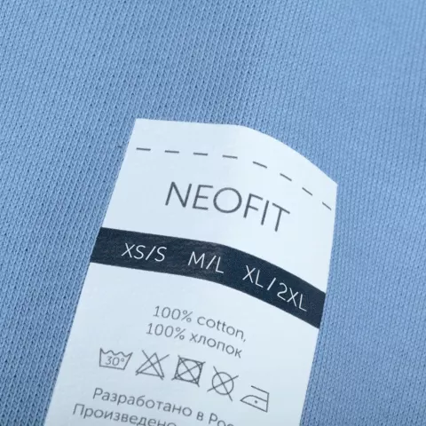 DTF-печать: Толстовка унисекс Neofit — пример нанесения логотипа