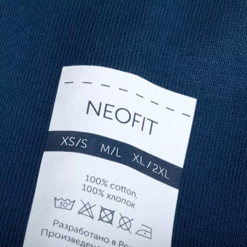 DTF-печать: Толстовка унисекс Neofit — пример нанесения логотипа