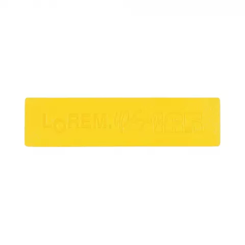 Тиснение: Лейбл Listra Latte — пример нанесения логотипа
