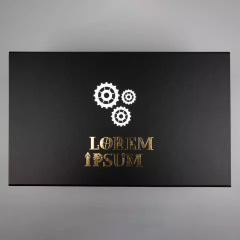 Тиснение: Коробка складная Formeza — пример нанесения логотипа