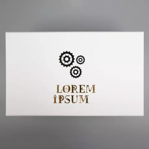 Тиснение: Коробка складная Formeza — пример нанесения логотипа