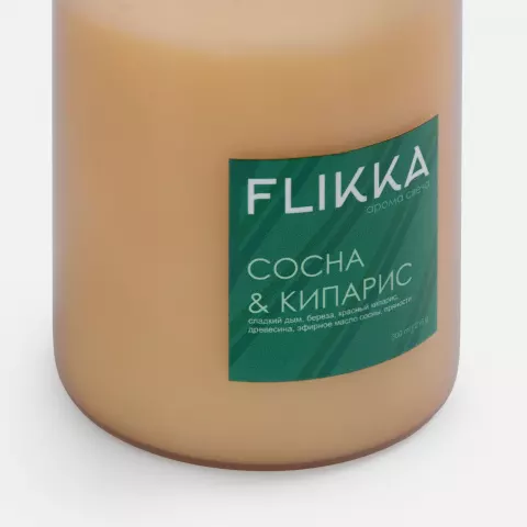 УФ-DTF: Ароматическая свеча Flikka — пример нанесения логотипа