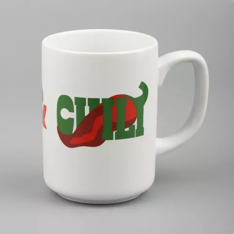 Деколь: Кружка Mugful — пример нанесения логотипа