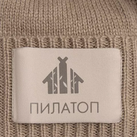 DTF-печать: Лейбл тканевый Epsilon — пример нанесения логотипа