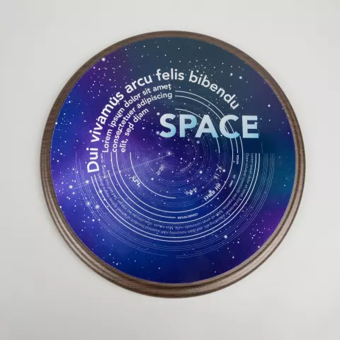 Сублимация: Плакетка Plaque — пример нанесения логотипа