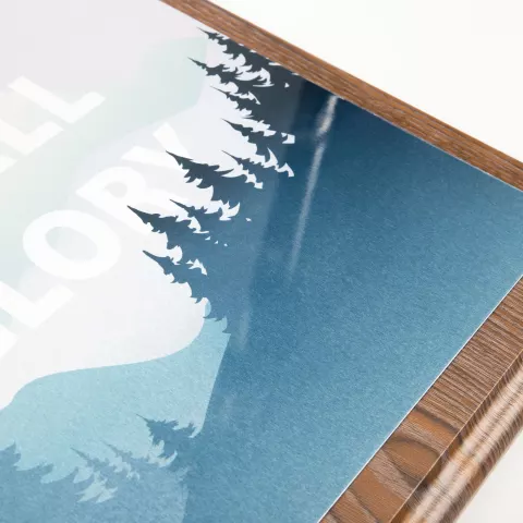 Сублимация: Плакетка Plaque XL — пример нанесения логотипа