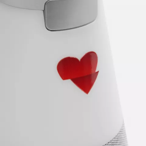 УФ-DTF: Bluetooth-колонка с беспроводной зарядкой и подсветкой Cone Sonance — пример нанесения логотипа
