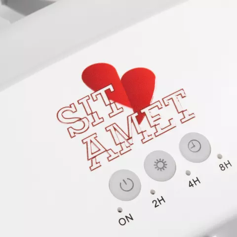 УФ-DTF: Увлажнитель-ароматизатор Steam Spin — пример нанесения логотипа