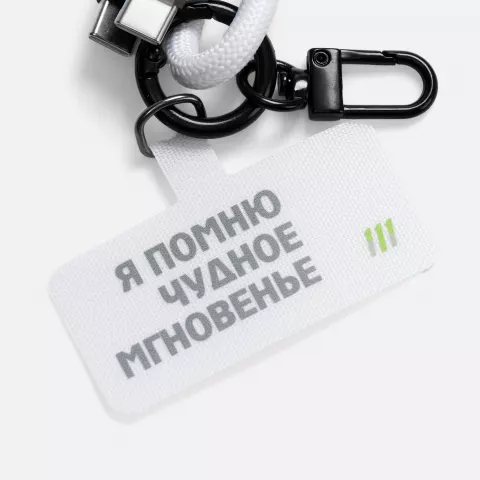 DTF-печать: Кабель-ланьярд energyFlex Power Delivery 60 Вт — пример нанесения логотипа