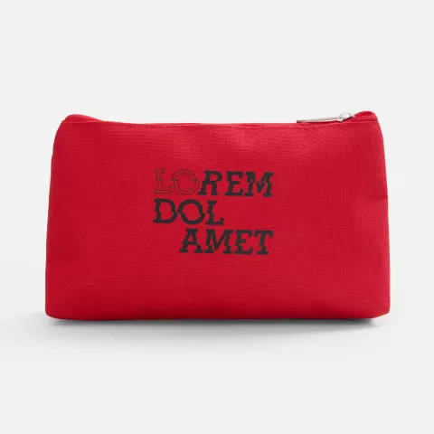DTF-печать: Косметичка Looksi — пример нанесения логотипа