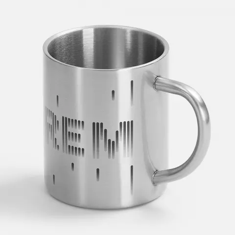 Сублимация: Кружка для сублимационной печати Makesteel — пример нанесения логотипа