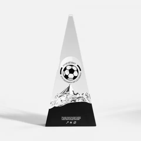 УФ-печать: Стела Upward — пример нанесения логотипа